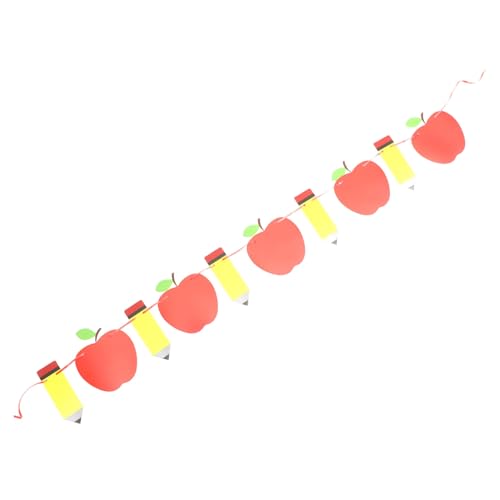 LRXIYODE Apfel und Bleistift Back To School Banner Willkommene Dekoration für Klassenzimmer Langlebig und Auffällig für Schulanfang und Feierlichkeiten LRXIYODE Apfel und Bleistift Back To School Banner Willkommene Dekoration für Klassenzimmer Langlebig und Auffällig für Schulanfang und Feierlichkeiten von LRXIYODE