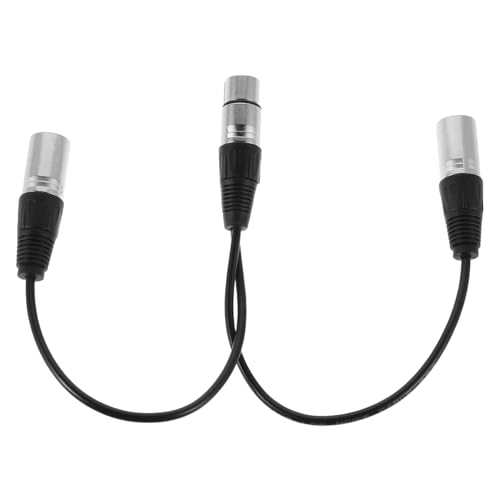 LRXIYODE Balanced Microphone Y Kabel Pin Xlr Weiblich Dual Xlr Männlich für Audio Geräte Hochwertige Übertragung und Geräuschreduzierung von LRXIYODE
