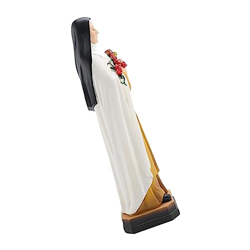 LRXIYODE Blumen Haltende Nonnenfigur aus Resin Katholische Innenraumdekoration Langlebiges Desktop Ornament für Friedvolle Wohn und Arbeitsbereiche Kompakte Kunstvoll Verarbeitet LRXIYODE Blumen Haltende Nonnenfigur aus Resin Katholische Innenraumdekoration Langlebiges Desktop Ornament für Friedvolle Wohn und Arbeitsbereiche Kompakte Kunstvoll Verarbeitet von LRXIYODE