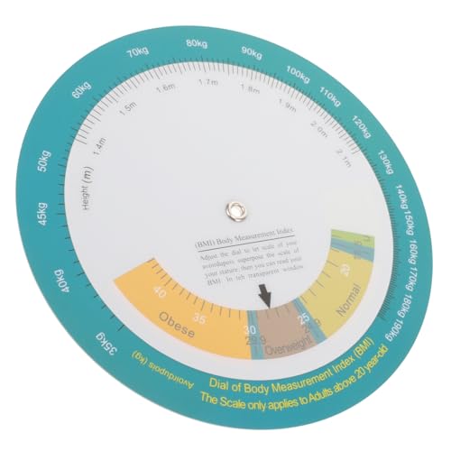 LRXIYODE Bmi Körpergewichtstabelle Wandhängend Bmi Index Drehchart Schnelle Gewichtsanalyse Hilfsmittel Adipositas Kontrollgerät für Erwachsene LRXIYODE Bmi Körpergewichtstabelle Wandhängend Bmi Index Drehchart Schnelle Gewichtsanalyse Hilfsmittel Adipositas Kontrollgerät für Erwachsene von LRXIYODE