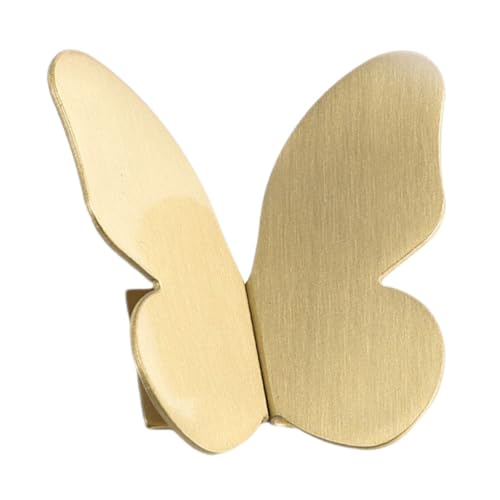LRXIYODE Butterfly Schrankgriff aus Aluminiumlegierung Minimalistischer Künstlerischer Möbelknopf Gebürstetes Gold Einzelnes Einfache Montage Langlebig für Küchenschränke Geeignet LRXIYODE Butterfly Schrankgriff aus Aluminiumlegierung Minimalistischer Künstlerischer Möbelknopf Gebürstetes Gold Einzelnes Einfache Montage Langlebig für Küchenschränke Geeignet von LRXIYODE