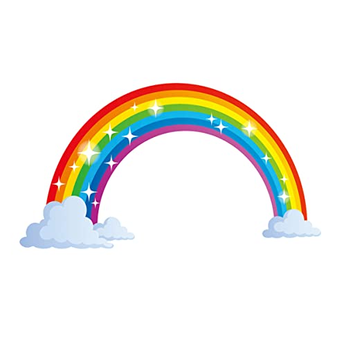 LRXIYODE Cartoon Regenbogen Wandtattoo PVC Abnehmbar Lichtreflektierende Wandaufkleber für Kinderzimmer Kindergarten Leicht Anzubringen Entfernen Wasserfest und Vielseitig LRXIYODE Cartoon Regenbogen Wandtattoo PVC Abnehmbar Lichtreflektierende Wandaufkleber für Kinderzimmer Kindergarten Leicht Anzubringen Entfernen Wasserfest und Vielseitig von LRXIYODE