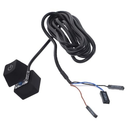 LRXIYODE Desktop PC Power Button Verlängerungskabel PC Einschaltknopf Kabel für Einfache Nutzung im Büro Internetcafés und Zuhause Robustes Material für Langlebige LRXIYODE Desktop PC Power Button Verlängerungskabel PC Einschaltknopf Kabel für Einfache Nutzung im Büro Internetcafés und Zuhause Robustes Material für Langlebige von LRXIYODE