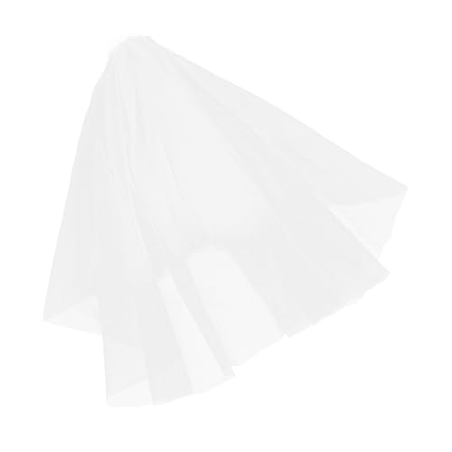 LRXIYODE 2stufe Hochzeitsschleier Doppellagig Mit Tüll Brautschleier Für Hochzeit Mit Metallkamm Tüllschleier Für Brautpartys Und Hochzeitsfrisuren von LRXIYODE