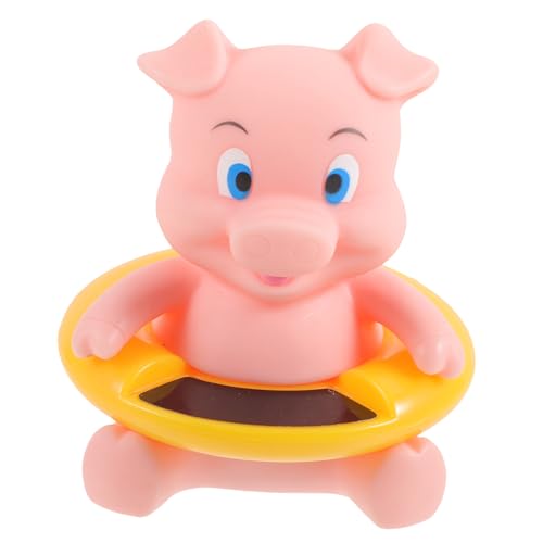 LRXIYODE Elektronisches Badethermometer Schweinchen Cartoon Wasserspielzeug Schwimmend für Badewanne Pool Spa Temperaturmessung Spaß und von LRXIYODE