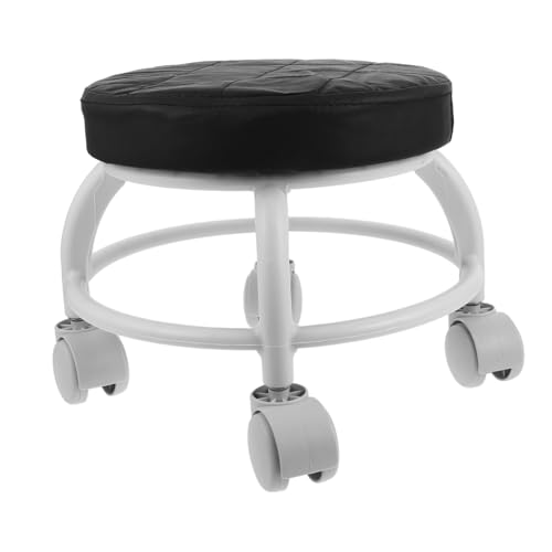 LRXIYODE Ergonomischer Runder Rollhocker mit PU Sitz Leiser Universalrollen Belastbar und Langlebig Vielseitig für Beauty Salons Pediküre und Home Use Kleiner Mobiler Hocker LRXIYODE Ergonomischer Runder Rollhocker mit PU Sitz Leiser Universalrollen Belastbar und Langlebig Vielseitig für Beauty Salons Pediküre und Home Use Kleiner Mobiler Hocker von LRXIYODE