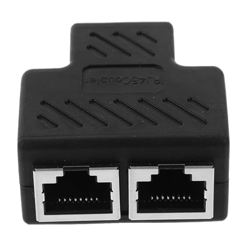 LRXIYODE Ethernet Splitter zu Verteiler Adapter Verbindung Kabelverlängerung Schwarz Kompakt Stabil für Computer Router LRXIYODE Ethernet Splitter zu Verteiler Adapter Verbindung Kabelverlängerung Schwarz Kompakt Stabil für Computer Router von LRXIYODE