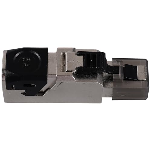 LRXIYODE Ethernet Stecker Cat Werkzeugfreier Crimp Stecker Geschirmt für Gigabit und Gigabit Netzwerke Kompatibel mit Pc Laptop Router und Smart Tv von LRXIYODE