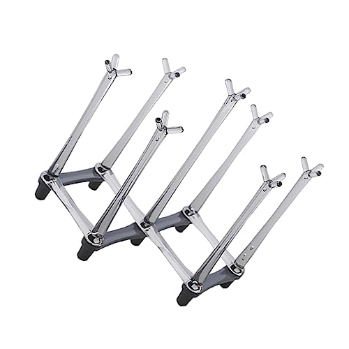 LRXIYODE Faltbarer Glasbecherhalter für Küchenablage Robuster Abtropfständer für Tassen Design Hellgrau Platzsparend und Praktisch für Gläser und Becher von LRXIYODE