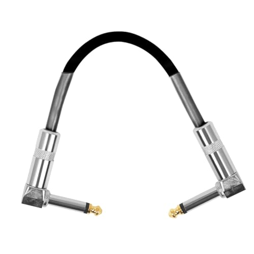 LRXIYODE Gitarrenpedalkabel Geräuschloses Effektkabel für Instrumente Kompakt Langlebig Kompatibel mit Verschiedenen Musikgeräten für Musiker von LRXIYODE