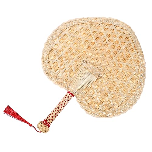 LRXIYODE Handgewebter Fächer aus Chinesischer Vintage Handventilator für Sommer Strand und Partys Leicht und Dekorativ für Wohnzimmer Schlafzimmer und Büro LRXIYODE Handgewebter Fächer aus Chinesischer Vintage Handventilator für Sommer Strand und Partys Leicht und Dekorativ für Wohnzimmer Schlafzimmer und Büro von LRXIYODE