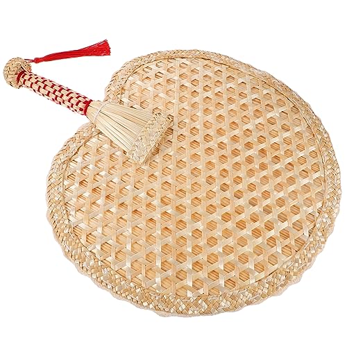 LRXIYODE Handgewebter Sommerfächer aus Tragbarer Manueller Fächer für Hochzeiten Partys und Strand Natürlicher Dekorativer Handventilator mit Schlichtem Design für Angenehme Brise LRXIYODE Handgewebter Sommerfächer aus Tragbarer Manueller Fächer für Hochzeiten Partys und Strand Natürlicher Dekorativer Handventilator mit Schlichtem Design für Angenehme Brise von LRXIYODE