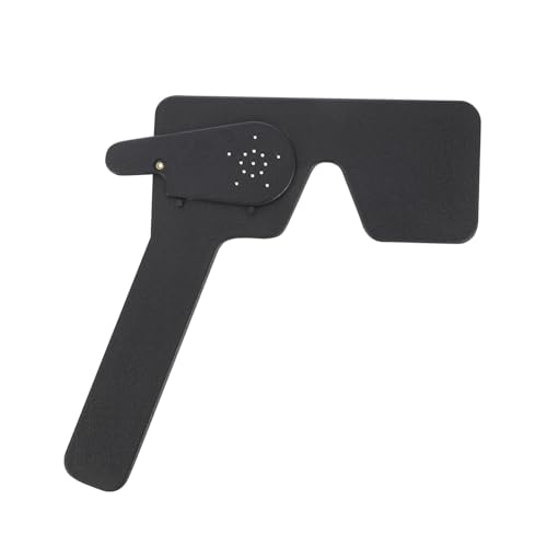 LRXIYODE Handlicher Kunststoff augenklappe für Sehtests Ergonomisch Geformt Rutschfester Griff Großflächige Abdeckung Praktisches Optometrie werkzeug für Astigmatismus Sehschärfeprüfungen von LRXIYODE
