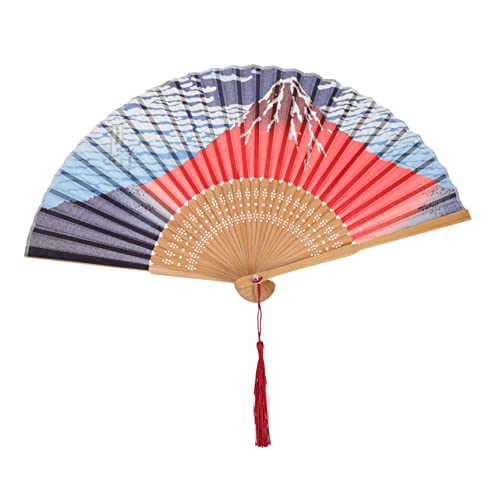 LRXIYODE Japanischer Stil Faltfächer aus Seide und Handventilator für Dekoration Tanz und Fotografie Tragbar und Zusammenklappbar LRXIYODE Japanischer Stil Faltfächer aus Seide und Handventilator für Dekoration Tanz und Fotografie Tragbar und Zusammenklappbar von LRXIYODE