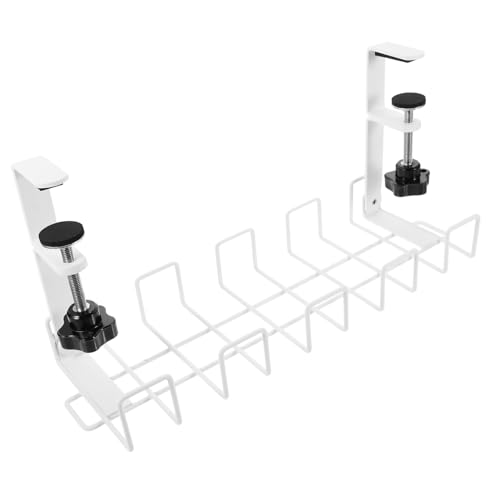 LRXIYODE Kabelmanagement Unter Schreibtisch Kabelkorb Weiß Kleiner Kabelorganizer für Stromleisten und Kabelaufbewahrung Büro und Zuhause Langlebig und Platzsparend LRXIYODE Kabelmanagement Unter Schreibtisch Kabelkorb Weiß Kleiner Kabelorganizer für Stromleisten und Kabelaufbewahrung Büro und Zuhause Langlebig und Platzsparend von LRXIYODE