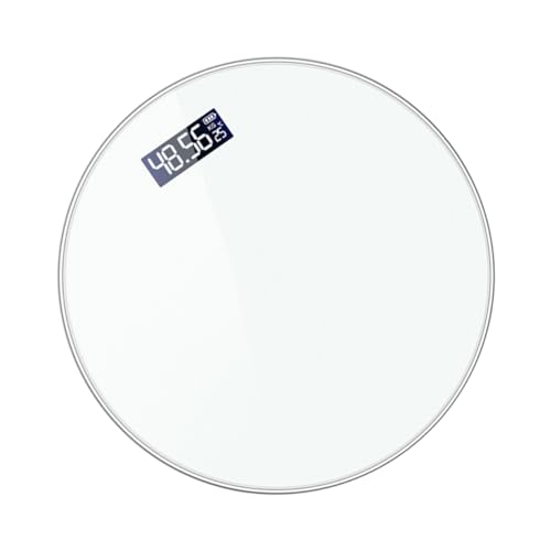 LRXIYODE Körperwaage Digitale Personenwaage mit LED Display Präzise Elektronische für Zuhause Robuste Konstruktion aus Gehärtetem und Einfache Nutzung zur Gesundheitsüberwachung Aufladbare von LRXIYODE
