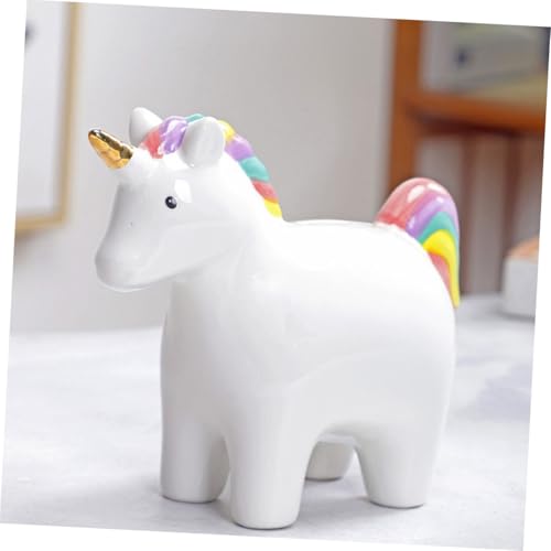 LRXIYODE Kreative Einhorn Spardose aus Keramik Niedliche Kleine Münzbox Dekoratives Sparschwein für Kinderzimmer Geburtstagsgeschenk Praktischer Kleingeldbehälter LRXIYODE Kreative Einhorn Spardose aus Keramik Niedliche Kleine Münzbox Dekoratives Sparschwein für Kinderzimmer Geburtstagsgeschenk Praktischer Kleingeldbehälter von LRXIYODE
