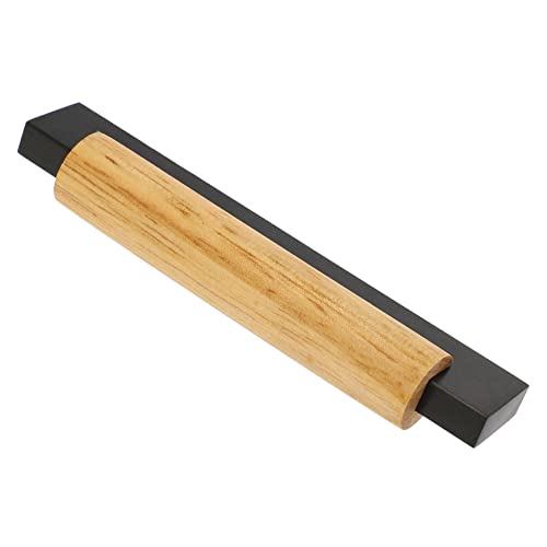 LRXIYODE Küchenmöbel Griff aus Holz und Aluminium Moderner Schubladengriff für Schränke Ergonomisch Langlebig und Leicht zu Installieren Geeignet für Türen Schränke und Kommoden von LRXIYODE