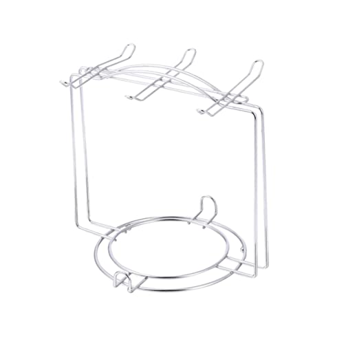 LRXIYODE Küchenregal Organizer aus Multifunktionaler Tassenhalter für Kleine Teller Platzsparend für Schrank und Arbeitsplatte Design Silber von LRXIYODE