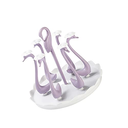 LRXIYODE Kunststoff Wasserbecher Halter mit Stangen Runder Schwäne Design Becher Organizer für Zuhause Küche und Restaurant LRXIYODE Kunststoff Wasserbecher Halter mit Stangen Runder Schwäne Design Becher Organizer für Zuhause Küche und Restaurant von LRXIYODE