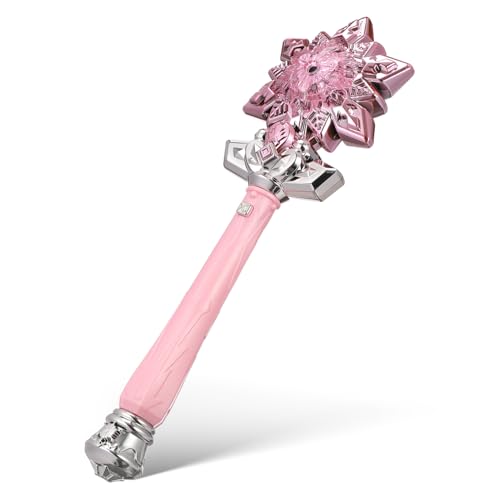 LRXIYODE Leuchtender Prinzessinnen Zauberstab mit Schneeflockenlicht und Nebeleffekt Rosa Spray Magiewand für Mädchen Soundfunktion Cosplay Partygeschenk ohne Batterien LRXIYODE Leuchtender Prinzessinnen Zauberstab mit Schneeflockenlicht und Nebeleffekt Rosa Spray Magiewand für Mädchen Soundfunktion Cosplay Partygeschenk ohne Batterien von LRXIYODE