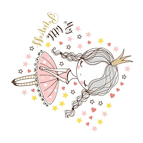 LRXIYODE Mädchenzimmer Wandsticker PVC Prinzessinnen Krone Aufkleber für Kinderzimmer Abnehmbar Kinderfreundlich Einfach Anzubringen und Repositionierbar Wanddeko für Persönliches LRXIYODE Mädchenzimmer Wandsticker PVC Prinzessinnen Krone Aufkleber für Kinderzimmer Abnehmbar Kinderfreundlich Einfach Anzubringen und Repositionierbar Wanddeko für Persönliches von LRXIYODE