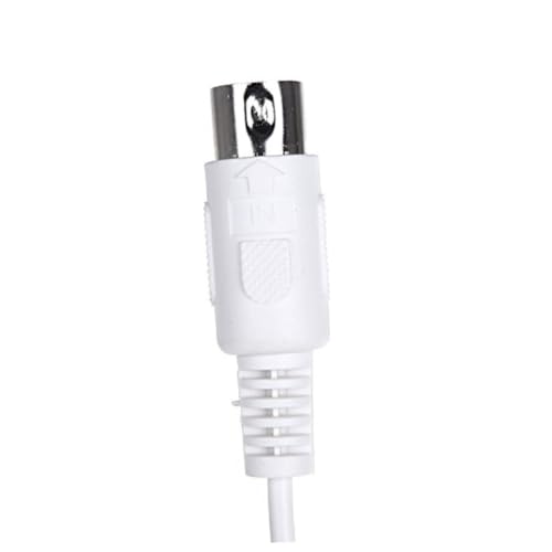 LRXIYODE Midi Verlängerungskabel Polig Rund Stecker Stecker Stabile Verbindung für Elektronische Keyboards Synthesizer Piano und Midi Controller Langlebiges Adapterkabel von LRXIYODE