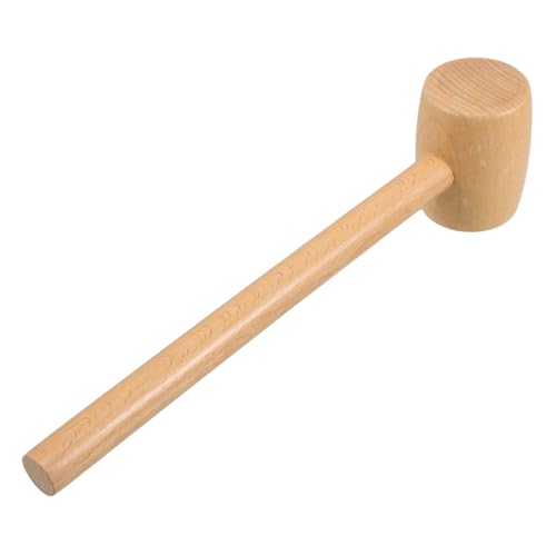 LRXIYODE Mini-holzhammer Für Bastelprojekte Pädagogisches Schlagwerkzeug Zum Lernen Werkzeug Für Kleine Aufgaben Handpolierter Holzhammer Praktisches Küchenwerkzeug Für Eier Und von LRXIYODE