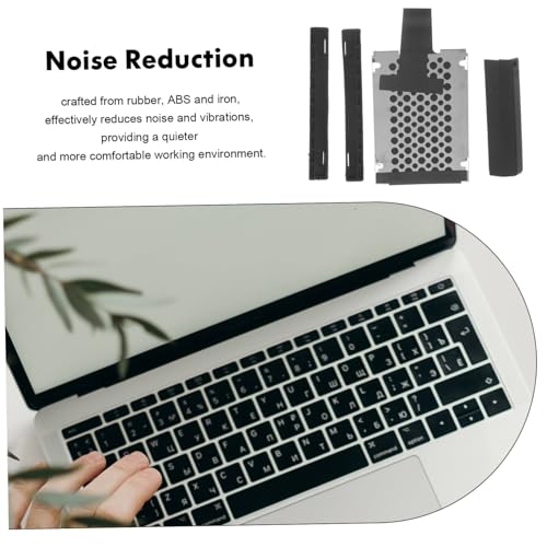 LRXIYODE Montagehalterung aus robustem Eisen und ABS mit Rutschfester Gummischiene zur Vibrationsdämpfung inklusive Festplattenabdeckung kompatibel mit Thinkpad Ti Festplattenadapter LRXIYODE Montagehalterung aus robustem Eisen und ABS mit Rutschfester Gummischiene zur Vibrationsdämpfung inklusive Festplattenabdeckung kompatibel mit Thinkpad Ti Festplattenadapter von LRXIYODE
