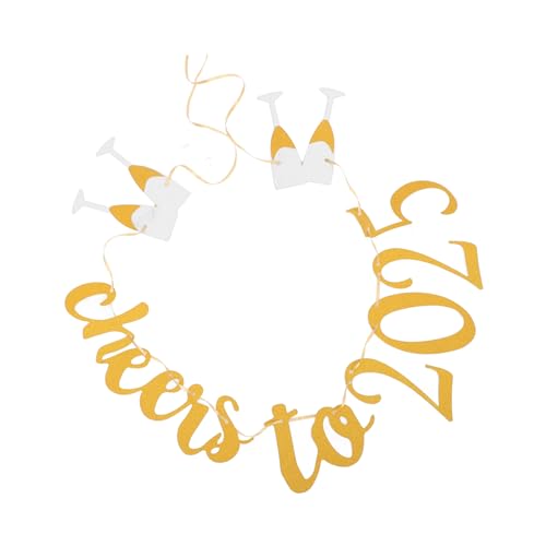 LRXIYODE Neujahrsbanner Set Cheers To Fotohintergrund für Partys Vielseitig Einsetzbar für und Außendekorationen Einfach Aufzubauen Wiederverwendbar aus Hochwertigem für Festliche Anlässe LRXIYODE Neujahrsbanner Set Cheers To Fotohintergrund für Partys Vielseitig Einsetzbar für und Außendekorationen Einfach Aufzubauen Wiederverwendbar aus Hochwertigem für Festliche Anlässe von LRXIYODE