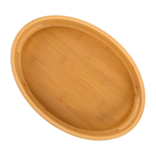 LRXIYODE Oval Serviertablett Aus Holz Mit Grifflöchern Für Tee Kaffee Vorspeisen Und Desserts Natürliche Holzmaserung Für Dekoratives Servieren Oder Aufbewahren Von Speisen LRXIYODE Oval Serviertablett Aus Holz Mit Grifflöchern Für Tee Kaffee Vorspeisen Und Desserts Natürliche Holzmaserung Für Dekoratives Servieren Oder Aufbewahren Von Speisen von LRXIYODE