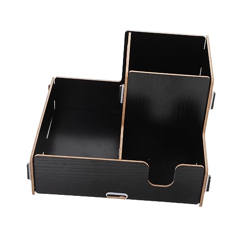 LRXIYODE Papierbecher Aufbewahrungsbox mit Strohhalter und Deckel Praktischer Organizer für Cafés Restaurants und Bars Einfache Robuste Verarbeitung Multifunktionale Nutzung von LRXIYODE
