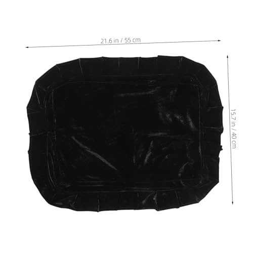 LRXIYODE Piano Hockerbezug aus Robustem Samtigem Weich und Staubdicht Vielseitig für Klavierhocker und Schminkstühle Installieren Schützt vor Staub und Flecken Komfortabel und Pflegeleicht von LRXIYODE