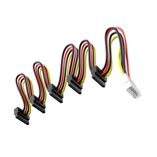 LRXIYODE Power Supply Converter Kabel Pin Pin Adapterkabel für Festplatte und Optisches Stromversorgung Flammfest und Installieren LRXIYODE Power Supply Converter Kabel Pin Pin Adapterkabel für Festplatte und Optisches Stromversorgung Flammfest und Installieren von LRXIYODE