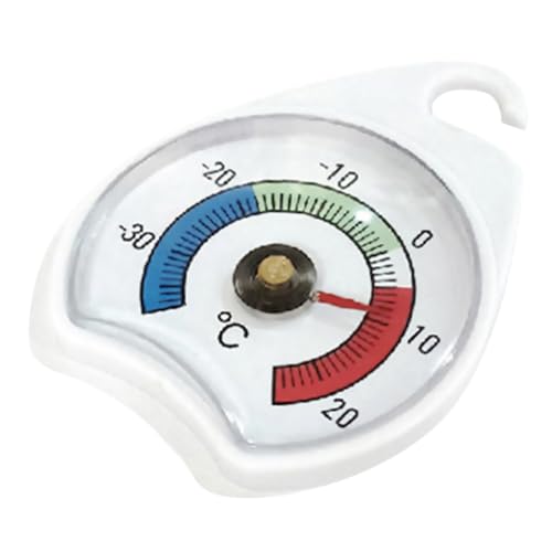 LRXIYODE Präzises Kühlschrankthermometer aus Hochgenaues Fridge Thermometer für Kühlschrank Gefrierschrank und Supermärkte Einfache Handhabung Kompaktes Design Klare Anzeige von LRXIYODE