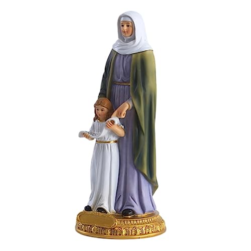 LRXIYODE Religiöse Katholische Statue aus Harz Dekoratives Desktop Ornament mit Klassischem Design Stabile Basis für Wohnzimmer und Büro Kunstvolle Skulptur als und Wohnaccessoire LRXIYODE Religiöse Katholische Statue aus Harz Dekoratives Desktop Ornament mit Klassischem Design Stabile Basis für Wohnzimmer und Büro Kunstvolle Skulptur als und Wohnaccessoire von LRXIYODE
