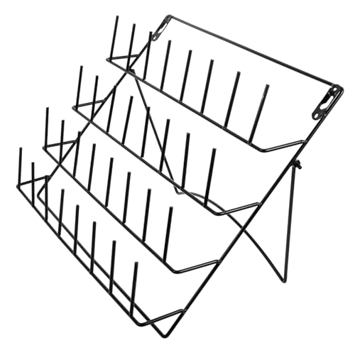 LRXIYODE Robustes Eisen Wandaufhängung Regal mit Abnehmbaren Haken Minimalistisches Design Platzsparend Einfach zu Montieren für Labor und Haushaltsaufbewahrung LRXIYODE Robustes Eisen Wandaufhängung Regal mit Abnehmbaren Haken Minimalistisches Design Platzsparend Einfach zu Montieren für Labor und Haushaltsaufbewahrung von LRXIYODE