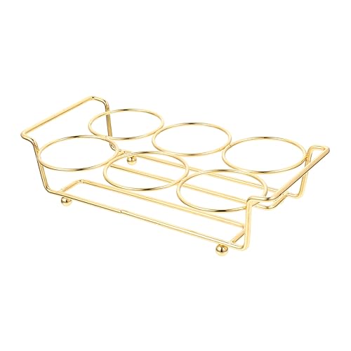 LRXIYODE Shot Glass Rack aus Metall Kompakter Schnapsglashalter mit Stabilem Flachem Boden Langlebig und Platzsparend für Bar Party und Haushaltsgebrauch LRXIYODE Shot Glass Rack aus Metall Kompakter Schnapsglashalter mit Stabilem Flachem Boden Langlebig und Platzsparend für Bar Party und Haushaltsgebrauch von LRXIYODE