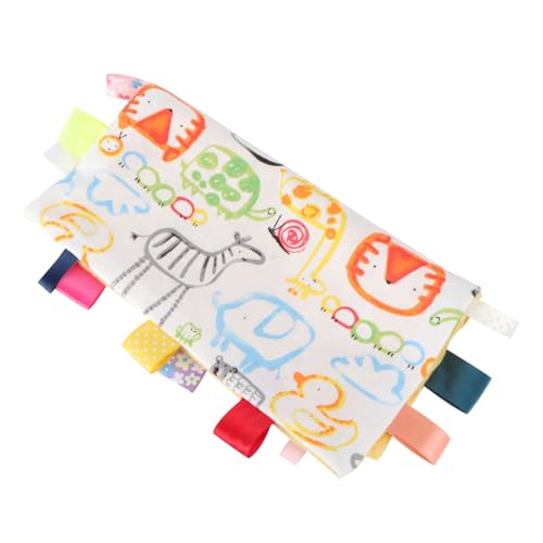 LRXIYODE Soothing Tuch für Sanfte Handtuch mit Bunten Anhängern zur Beruhigung Sensorischen Entwicklung LRXIYODE Soothing Tuch für Sanfte Handtuch mit Bunten Anhängern zur Beruhigung Sensorischen Entwicklung von LRXIYODE