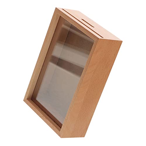 LRXIYODE Spardose Holz Geldbox mit Klarem Fenster Foto Rahmen Sparschwein Münzbox Sparpot für Erwachsene Multifunktionale Aufbewahrung Dekoration LRXIYODE Spardose Holz Geldbox mit Klarem Fenster Foto Rahmen Sparschwein Münzbox Sparpot für Erwachsene Multifunktionale Aufbewahrung Dekoration von LRXIYODE