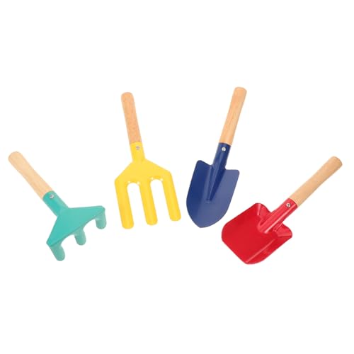 LRXIYODE Teiliges Gartenwerkzeug Set aus Robustem mit Holzgriff Schaufel Rechen Forke Leichtes und Gartenspielzeug für Outdoor Aktivitäten und Pflanzprojekte von LRXIYODE