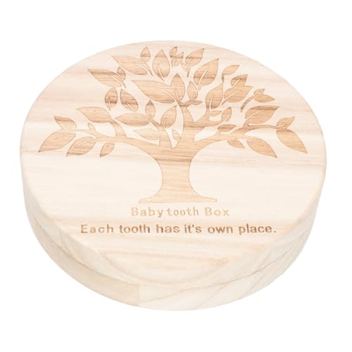 LRXIYODE Tooth Box aus Holz Kompakte Aufbewahrungsbox mit Fächern zur Aufbewahrung von Milchzähnen und Junge Mädchen Haaren Leichte Kinderzahndose als für Jungen und Mädchen LRXIYODE Tooth Box aus Holz Kompakte Aufbewahrungsbox mit Fächern zur Aufbewahrung von Milchzähnen und Junge Mädchen Haaren Leichte Kinderzahndose als für Jungen und Mädchen von LRXIYODE