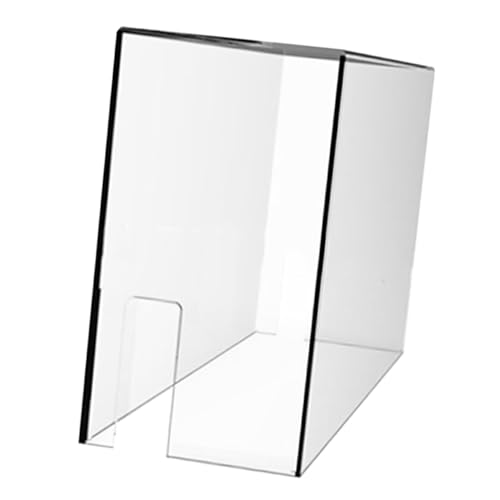 LRXIYODE Transparente Acryl Schutzbox für und Switch OLED Staubdichte Langlebige Aufbewahrungshülle Rutschfestes Design Klare Schutzhülle von LRXIYODE