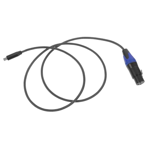 LRXIYODE Type C zu Xlr Kabel Mikrofon und Gitarren Verbindungskabel Langlebig Einfach zu Bedienen für Studio und Live Anwendungen Kompatibel mit Mischpulten und Audio Geräten von LRXIYODE