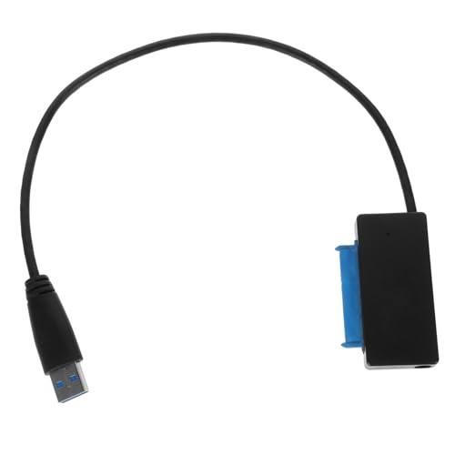 LRXIYODE USB Adapterkabel für Festplatte Schnelles Übertragungskabel bis S Tragbares Laufwerk SSD Adapter Plug Amp Play Schwarz LRXIYODE USB Adapterkabel für Festplatte Schnelles Übertragungskabel bis S Tragbares Laufwerk SSD Adapter Plug Amp Play Schwarz von LRXIYODE