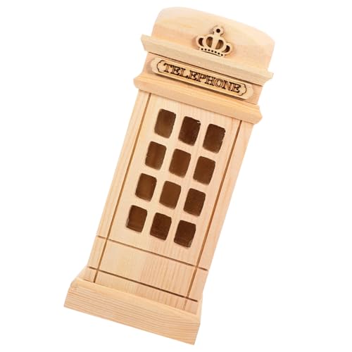 LRXIYODE Unbemalte Spardose Telefonzelle aus Holz Kreative Dekoration und Stabile Geldbox für Einzigartige DIY Sparbox als und Wohnraumgestaltung LRXIYODE Unbemalte Spardose Telefonzelle aus Holz Kreative Dekoration und Stabile Geldbox für Einzigartige DIY Sparbox als und Wohnraumgestaltung von LRXIYODE