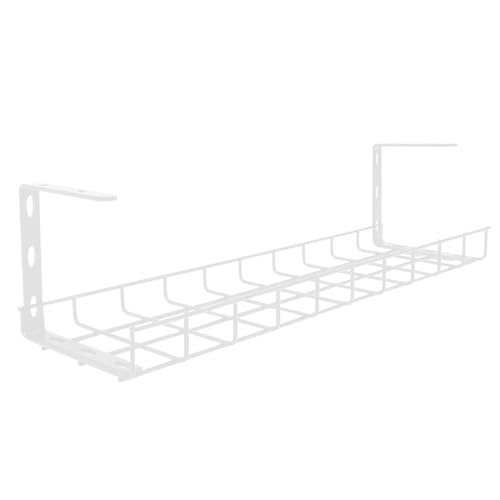 LRXIYODE Under Desk Kabelmanagement Wanne aus Robustem Eisen Langes Kabelablagefach für Schreibtisch Kabelorganizer für Büro Schlafzimmer und Arbeitszimmer Einfache Montage Flacher LRXIYODE Under Desk Kabelmanagement Wanne aus Robustem Eisen Langes Kabelablagefach für Schreibtisch Kabelorganizer für Büro Schlafzimmer und Arbeitszimmer Einfache Montage Flacher von LRXIYODE