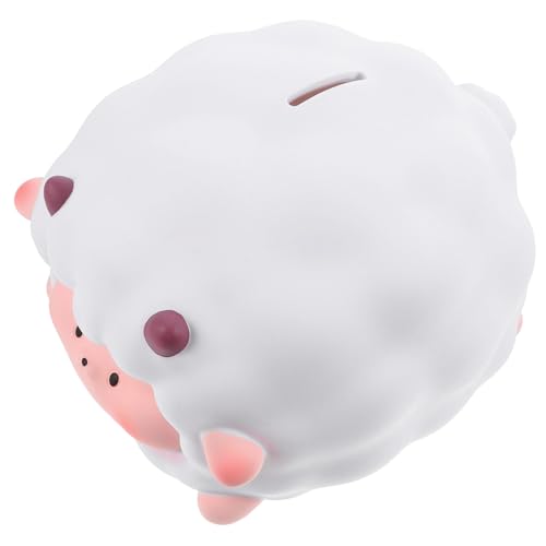 LRXIYODE Vinyl Spardose Schaf Figur Mittelgroß Weiß Bruchsicher Sparschwein Dekoration Praktisch Geschenkideen Für Erwachsene Und Desktop Coin Bank LRXIYODE Vinyl Spardose Schaf Figur Mittelgroß Weiß Bruchsicher Sparschwein Dekoration Praktisch Geschenkideen Für Erwachsene Und Desktop Coin Bank von LRXIYODE