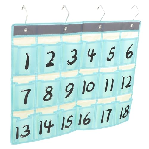 LRXIYODE Wandorganizer Handyhalterung Hängende Tasche für Handy und Kleinteile Fächer für Klassenzimmer und Zuhause aus Hochwertigem Oxford Tür und Wandmontierbar von LRXIYODE