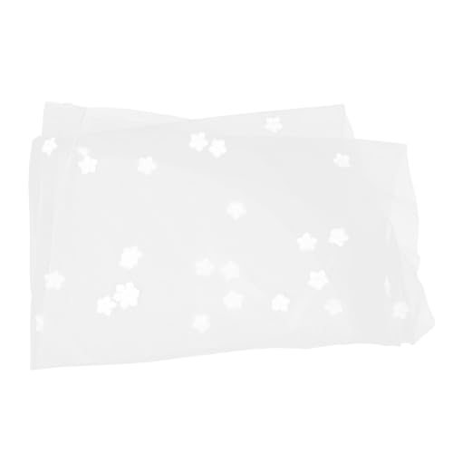 LRXIYODE Weißes Kurzes Brautschleier Blumen-design Leichtes Braut-accessoire für Hochzeit Brautparty Fotoshooting und Geburtstag Dekoration frei von Kamm von LRXIYODE